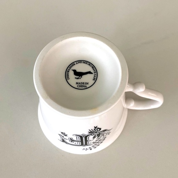 Anthropologie Missus Monogram Initial F Coffee Tea Mug Cup - Picture 4 of 6